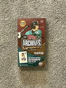 2021 Topps Archives Signature Series Retired Player Edition Sealed Hobby Box MLB - Picture 1 of 1