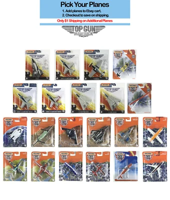 MATCHBOX Top Gun Maverick  Skybusters & Helicopters Planes SpaceX You Pick,2024 - Image 1 of 2