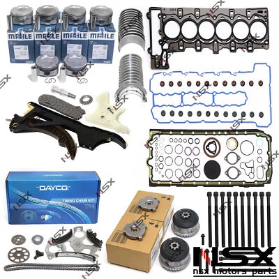 Kit de junta de pistones de revisión de motor para BMW 335i F02 E90 E92 E88 E60 E71 N54 3,0 L Foto 1 de 4