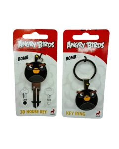 Angry Birds - Llavero en blanco de la casa y a juego - Llaves en blanco - LW4 - Imagen 1 de 2