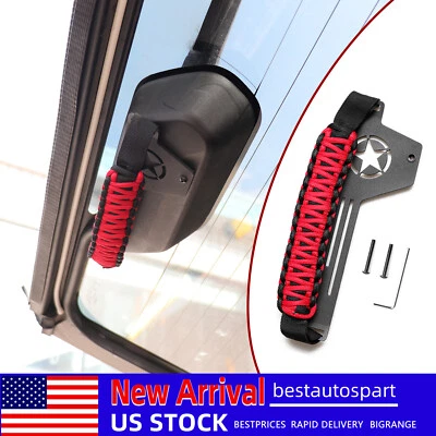 Star Rear Trunk Window Handle Accessories Assist Grip For Jeep Wrangler JL 2018+ - Image 1 of 4