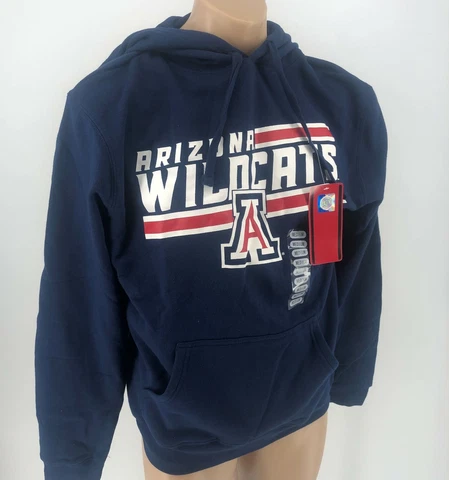 NWT NCAA Arizona Wildcats Navy College Classic Hoodie Sweatshirt Free Shipping Cover