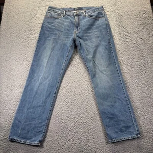 Gap 1969 Jeans Mens 36x32 Blue Light Wash Cotton Straight Fit Denim Workwear - Picture 1 of 9