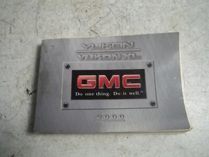 2000 GMC Yukon XL Owner's Operator Manual Guide Handbook OEM - Picture 1 of 7