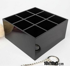 Black Acrylic MakeUp Cosmetic Box Storage Vanity Lipstick Organize