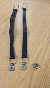 Rubber Battery Straps Bands 1992-1998 Kawasaki 750 SS SSXI ZXI SuperSport 650TS - Bild 1 von 8