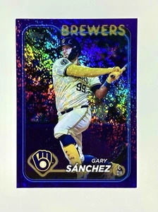 2024 Topps Update #US39 GARY SANCHEZ PURPLE FOIL #D /799 - Picture 1 of 3