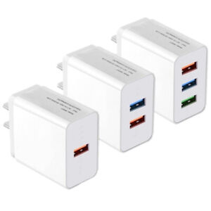 USB Wall Charger Plug AC Power Adapter for iPhone iPad Samsung Galaxy LG Android