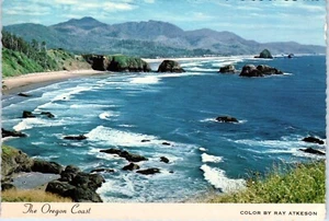 The Beauty of Forest, Mountains and Beaches of the Oregon Coast Postcard - Picture 1 of 2
