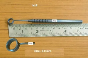 Hojas de trefina Lasik de titanio oftálmico 8 mm 8,5 mm 9 mm y 9,5 mm pinzas para ojos - Imagen 1 de 19