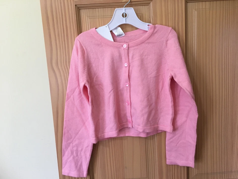 Jaqueta cardigã suéter cropped menina Gymboree rosa saída de casamento Páscoa nova com etiquetas você escolhe - Imagem 1 de 1