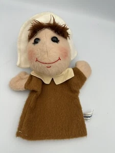 Juguete de marioneta de mano de peregrino de acción de gracias 1979 de colección de Animal Fair Butterball - Imagen 1 de 5