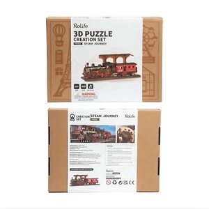 3D-Puzzle zum Selbermachen - Dampfreise Zug - 405 Teile - Bild 1 von 5