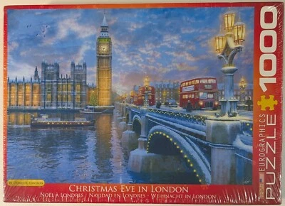 Christmas Eve in London 1000 Piece Jigsaw Puzzle Eurographics New - Image 1 of 3