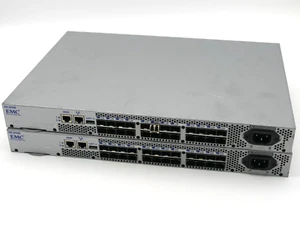 Lot of 2 EMC DS-300B Switch 24 Port SFP 8 GB - Photo 1/4