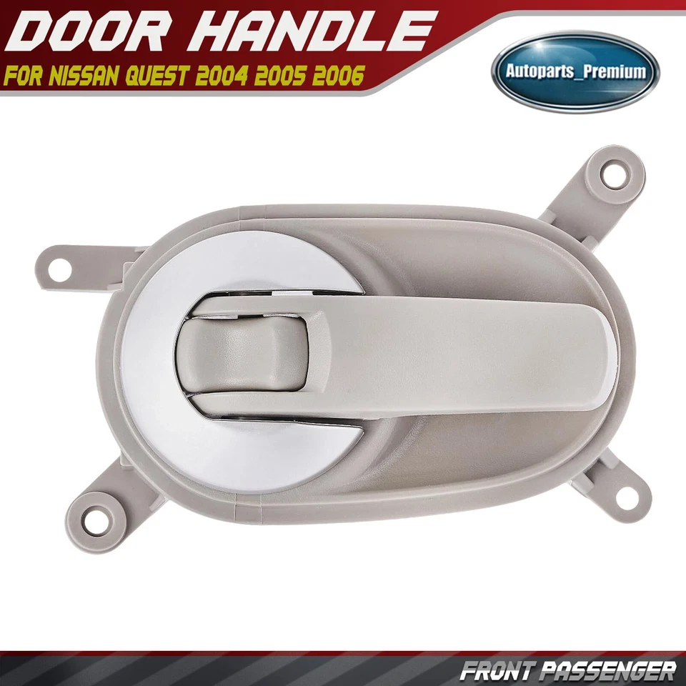 Nova maçaneta interna bege passageiro dianteiro para Nissan Quest 2004 2005 2006 - Imagem 1 de 4