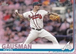 KEVIN GAUSMAN /25 TOPPS MINI PINK ON DEMAND ATLANTA BRAVES #317 2019 19 - Picture 1 of 1