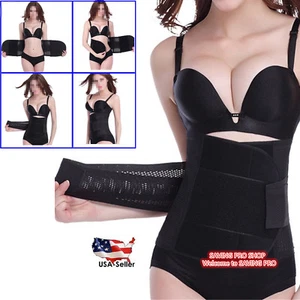 Women Waist Trainer Belt Body Shaper Belly Wrap Trimmer Band For Weight Loss - Picture 1 of 5