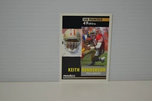 1991 Pinnacle Football Card #148 Keith Henderson RC - Picture 1 of 2