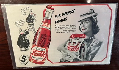 1929-1940 Pepsi Pete cop cartoon art Pepsi Cola vintage print Ad SHIPS4FREE2USA! - Image 1 of 4