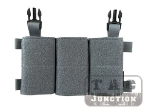 Tactical Triple 5.56 KYWI Placard Swift Clip Magazine Pouch Hook&Loop Mag Panel - Picture 1 of 12
