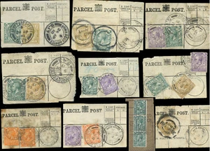PARCEL POST MILITARY APO FPO WW1 LABELS + FRANKINGS to GB + BEF etc.EACH PRICED - Picture 1 of 11