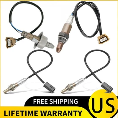 Sensor de oxígeno O2 superior e inferior 4 piezas para Nissan 2011 Murano 2014 Máxima 3,5 L Foto 1 de 4