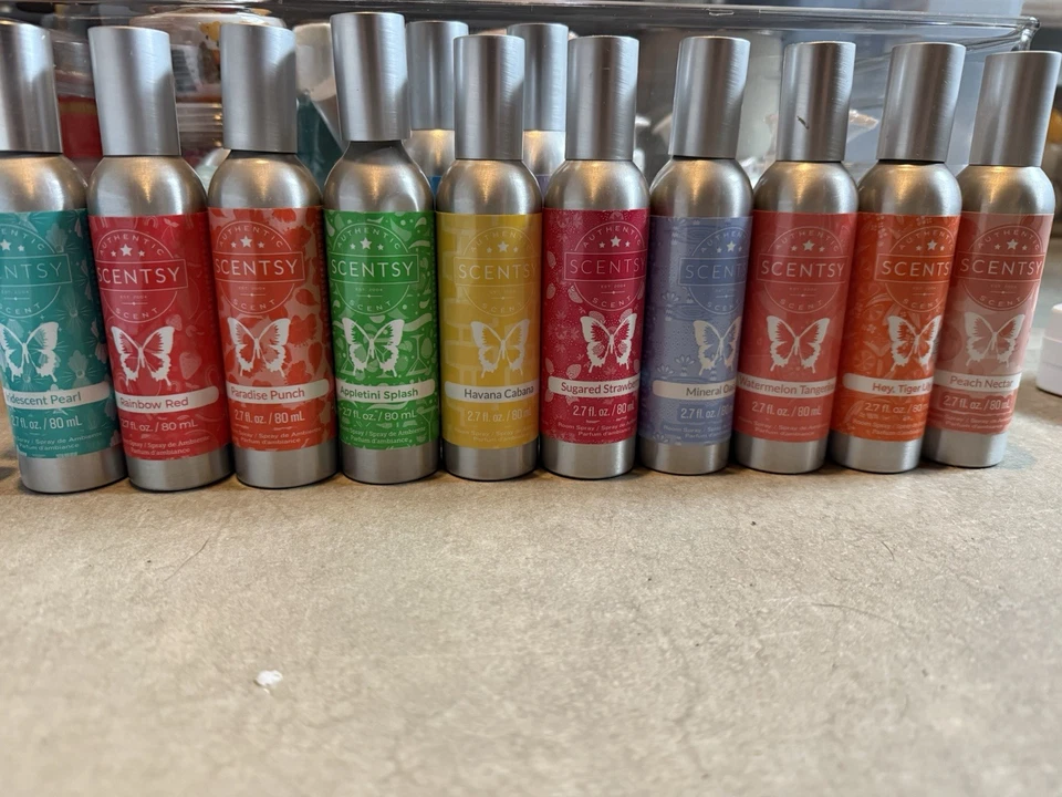 spray habitación scentsy - ligeramente usado, algunos nuevos, toneladas de aromas Foto 1 de 1