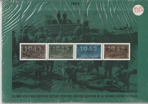 Canada 1992 WWII Souvenir Edition Scott 1451a Block of 4 MNH & FDC Sealed - Picture 1 of 2