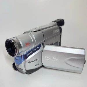 JVC GR-AXM18U VHS-C Camcorder – Silver –no Charger- Untested - Picture 1 of 6