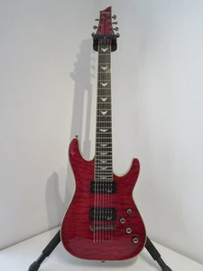 Guitarra eléctrica Schecter Omen Extreme de 7 cuerdas en cereza negra - Imagen 1 de 14