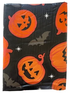 Celebrate Halloween Orange & Black Pumpkins Vinyl Tablecloth, Table Cloth 52x70 - Picture 1 of 2