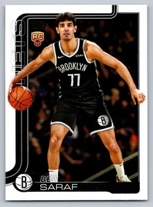2025 Topps Basketball #226 Ben Saraf Rookie Card RC – Brooklyn Nets - Picture 1 of 2