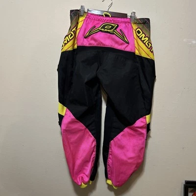 Женские штаны O'Neil Element розовые желтые черные размер 13/14 для мотокросса   - Изображение 1 из 4