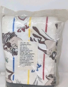 Vintage NOS Warner Brothers Taz Tazmanian Devil Sportdecke 45" x 60" versiegelt - Bild 1 von 7