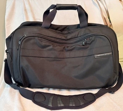 Briggs and Riley Ballistic Nylon Black Duffle/backpack. - Image 1 of 4