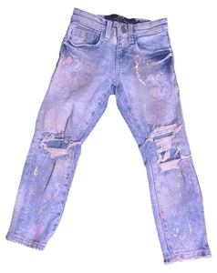 Jordan Craig Kids Legacy Edition Denim Small  Jeans Skinny JeansSpatter Paint - Picture 1 of 6