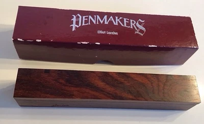 Caja de madera Penmakers, Elliot Landes, papeleo y SOLO CAJA Foto 1 de 4