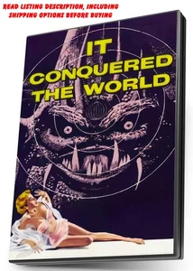 IT CONQUERED THE WORLD 1956 MOVIE PETER GRAVES REMASTERED DVD NEW - Picture 1 of 1