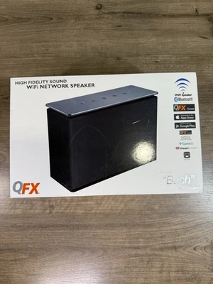 NWT QFX E250 High Fidelity Sound Wi-Fi Network Bluetooth Speaker (Sealed Box) - Image 1 of 4