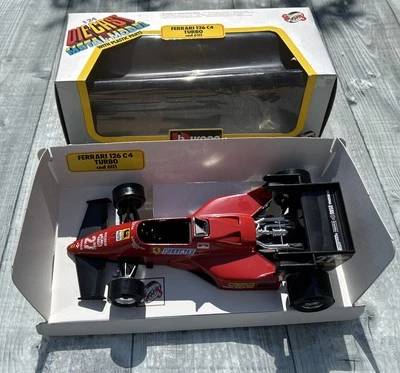 Bburago Ferrari 126 C4 Turbo F1 Michele Alboreto 1984 Italy 1:24 Diecast 6111 - Image 1 of 4
