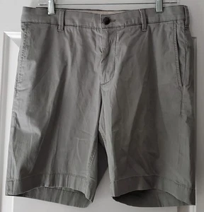 Faherty graue Island Life Herrenshorts Bio-Baumwolle 8" Schrittlänge - Größe 32 - neu mit Etikett - Bild 1 von 17