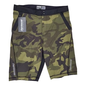 Fasthouse Crossline 2.0 Mountain Bike Shorts Mens 36 Camo NWT - Picture 1 of 8