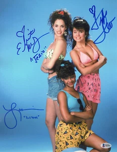 Tiffani Thiessen L Voorhies E Berkley Signed Auto Saved By the Bell 11x14 BAS - Picture 1 of 1