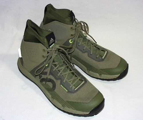 Adidas Five Ten Trailcross Mid Pro Flat Stealth scarpa da bici GY5121 verde 9 5 nuova