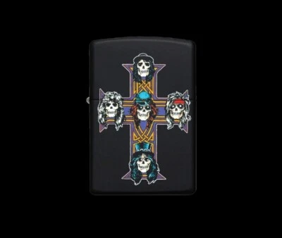 Genuino NUEVO encendedor Guns N' Roses Zippo feat. Appetite for Destruction Cross GNR Foto 1 de 4
