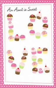 Sweet VALENTINE'S DAY Card FOR FAVORITE AUNT 🧁 Cupcakes by Gallant Greetings +✉ - Picture 1 of 5