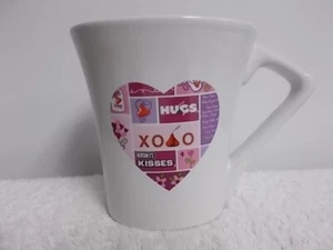 Houston Harvest Hersheys Hugs Kisses Heart Ceramic Coffee Tea Cup Mug - Picture 1 of 6