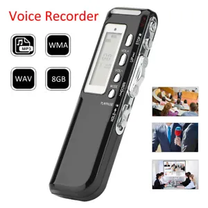 SK-010 8GB Pro Digital Audio Recorder Voice Recording LCD Display MP3 WMA WAV