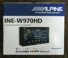NEW ALPINE INE-W970HD AUDIO VIDEO NAV BT MEDIA PLAYER APPLE CARPLAY ANDROID AUTO
